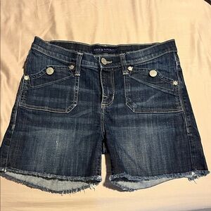 Rock & Republic Denim Shorts Square Front Pocket